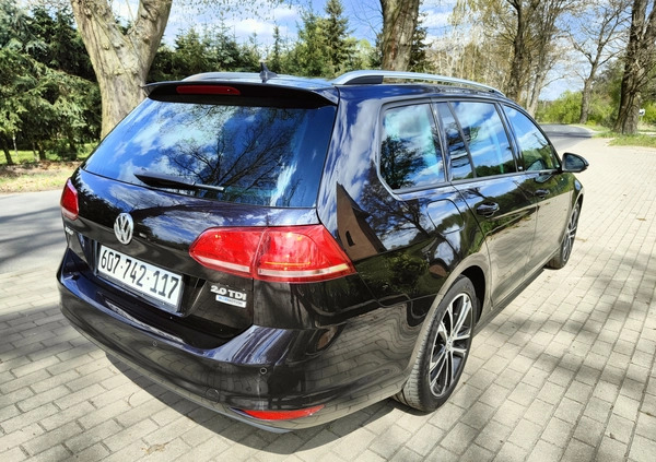 Volkswagen Golf cena 43900 przebieg: 174870, rok produkcji 2016 z Chocianów małe 92